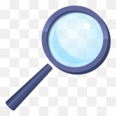 Magnifying Glass Cartoon Transparent - Dibujo Animado De Lupa Emoji,Magnifying-glass Emojis