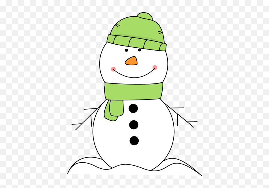 Snowman Images - Snowman With Green Hat Clipart Emoji,Formate Emojis