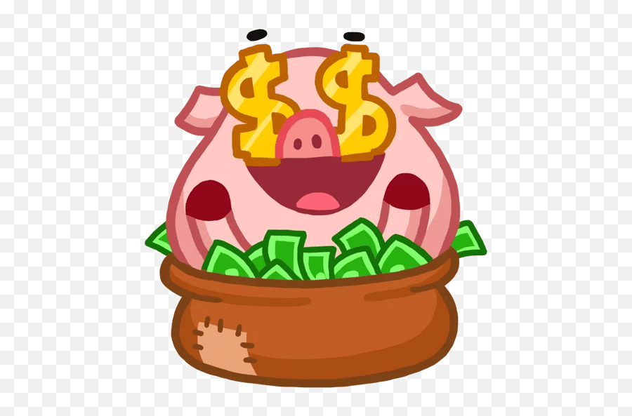 Pet Pigs Vinki Stickers - Happy Emoji,Apple Emojis Pig