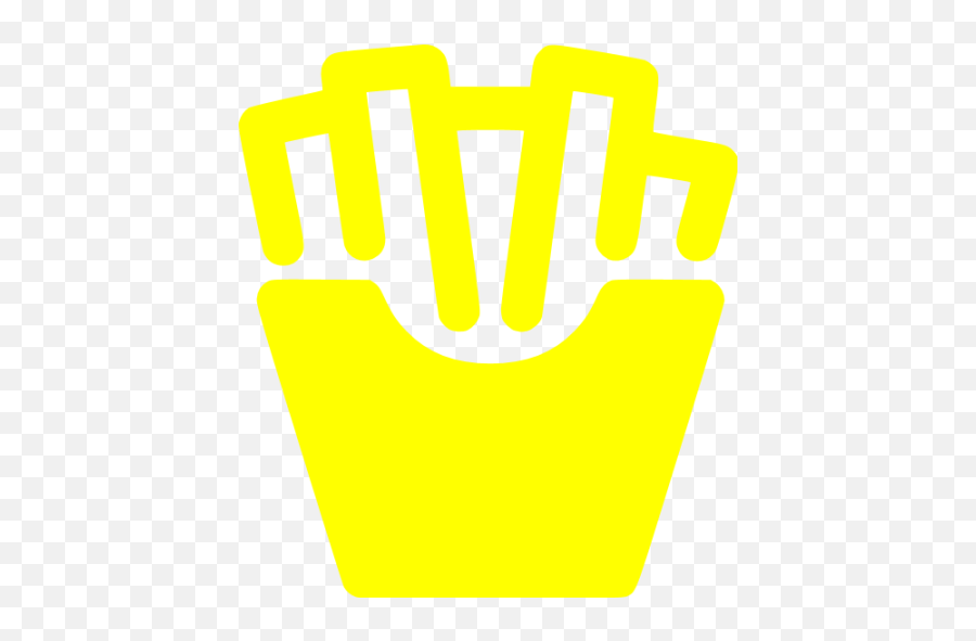 Yellow French Fries Icon - Free Yellow Food Icons Emoji,French Gflaf Emoticon