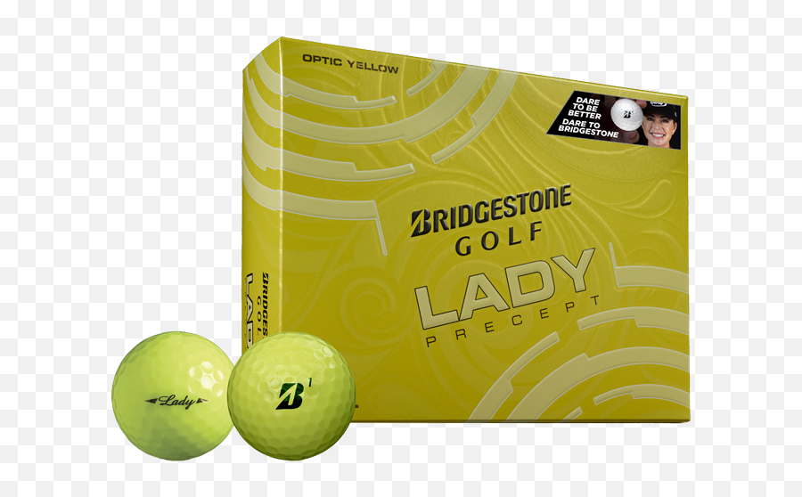 Bridgestone Golf Lady Precept Golf Balls Yellow 12 Pack Emoji,Woman Beard Emoji