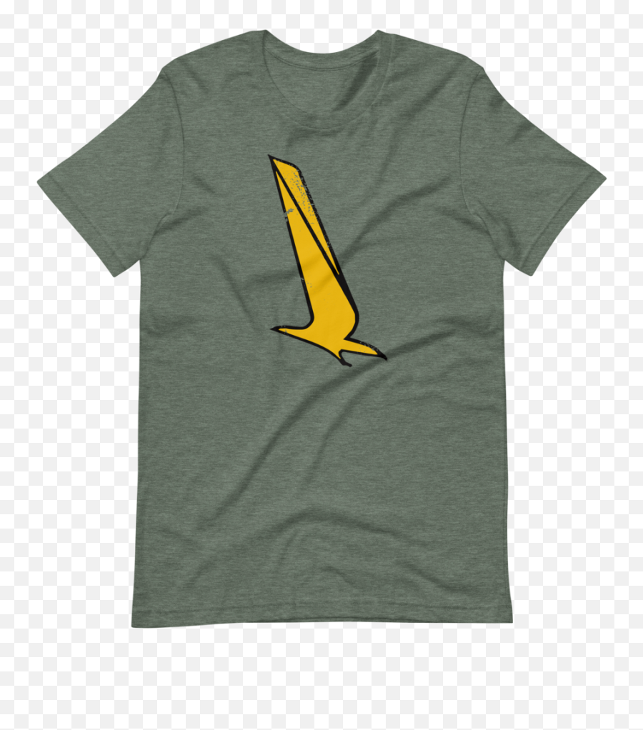 Skyhawk Distressed T - Shirt Emoji,Gold Bird Emoji