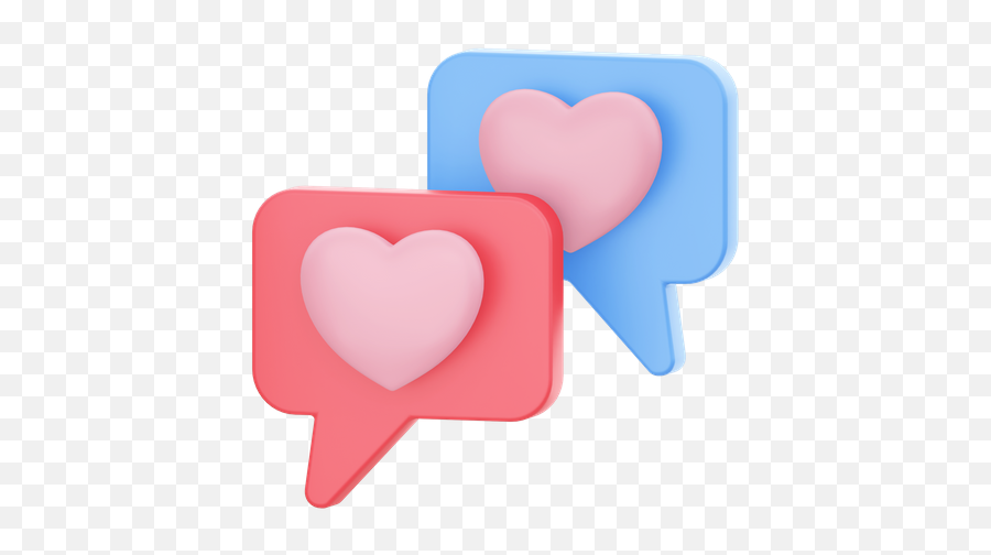 Premium Love Chat 3d Illustration Download In Png Obj Or Emoji,Love Envelope Emoji