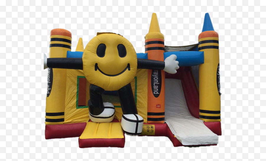Bounce House Combo Slide Smiley Combo - Fun Emoji,Emoticon Combos