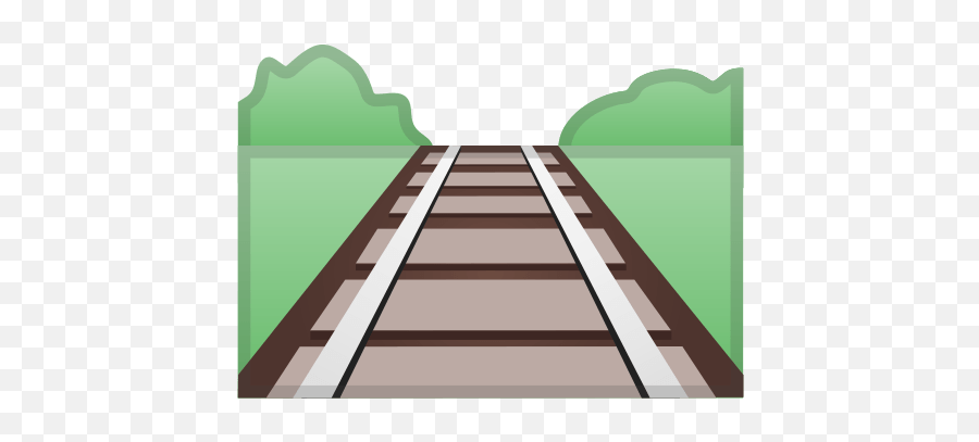 Railway Track Emoji Meaning With - Cartoon Image Of Railway Track,Transportation Emoji Railway Track Emoji Meaning With - Cartoon Image Of Railway Track,Transportation Emoji