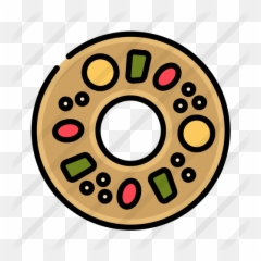 Roscon De Reyes - Rosca De Reyes Icono Emoji,What Are The Food Emoji Icons