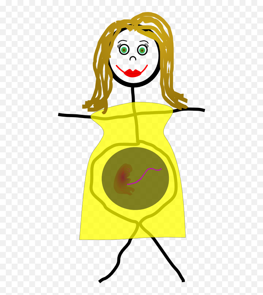 Pregnant Clipart I2clipart - Royalty Free Public Domain Cartoon Drawing Of A Woman Emoji,Pregnancy Emoticons