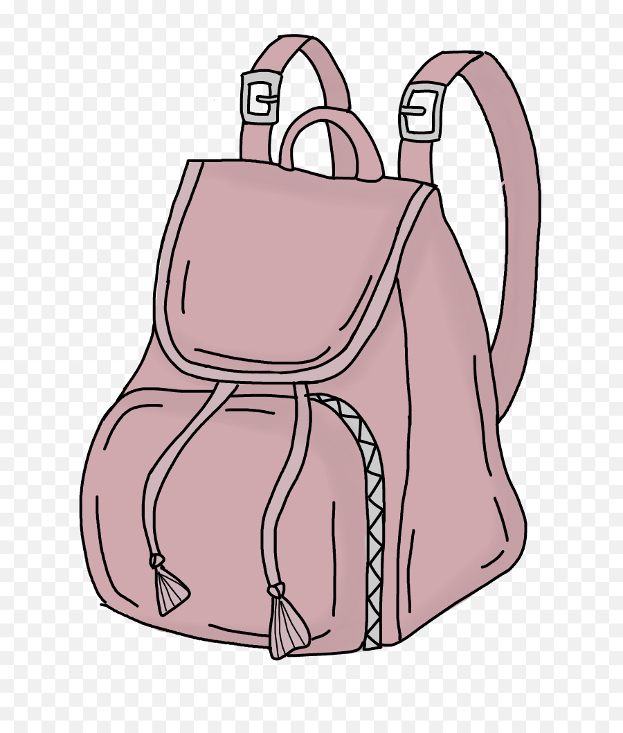 Ftebackpacks Backpack Pink Sticker By Charlie - Backpack Png Emoji,Emoji Rucksack