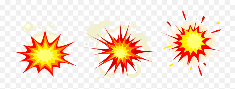 Clipart Cloud Explosion - Explosions Clipart Png Download Emoji,Facebook Emoticons Mushroom Cloud