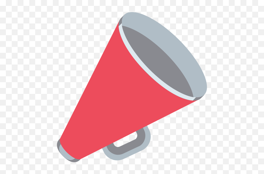 Megaphone Emoji High Definition Big Picture And Unicode - Cheerleading Megaphone,Cone Emoji