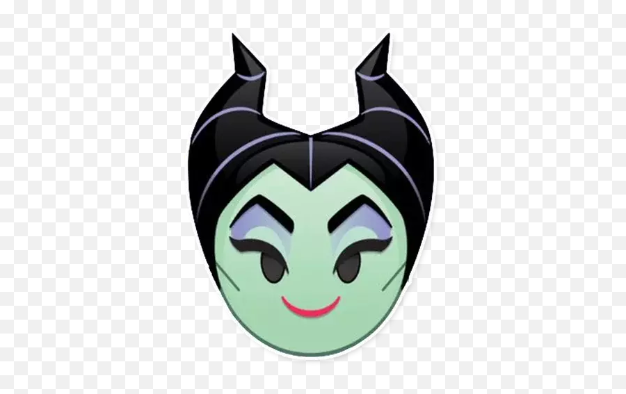 Disney Emojis 1 Sticker För Whatsapp - Disney Emoji Blitz Maleficent,Emojis Pervertidos
