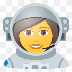 Emoji Female Astronaut Cosmonaut - Equator Marker,Female Emoji