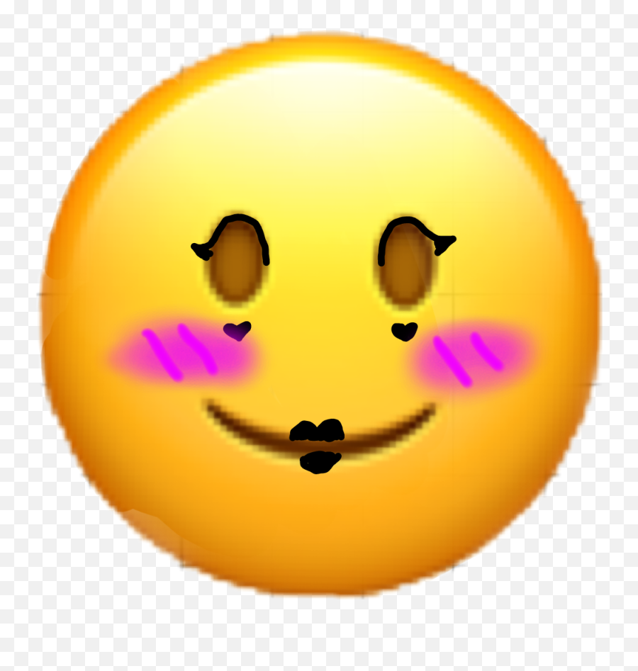 Egirl Egirlemoji Iphone Emoji Sticker - Emoji Egirl,Blush Emoticons Iphone