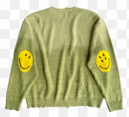 Products Neverlandsupply - Kapital 5g Smiley Green Knit Emoji,Pierced Emoticon