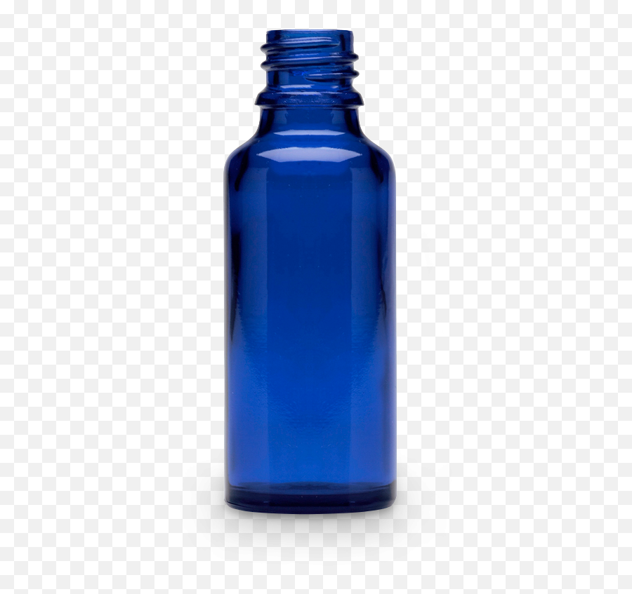 Blue Glass Dropper Bottle - Empty Blue Glass Bottle Emoji,What Happened To Glass Case Of Emotion