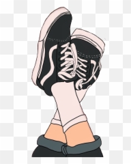 Converse - Aesthetic Shoes On People Emoji,Mumbling Emoji