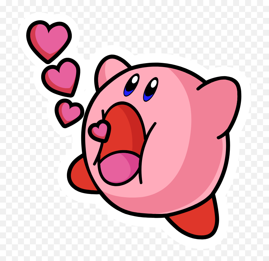 Pin - Kirby Inhaling Emoji,I Have 2 Emotions Meme Kirby