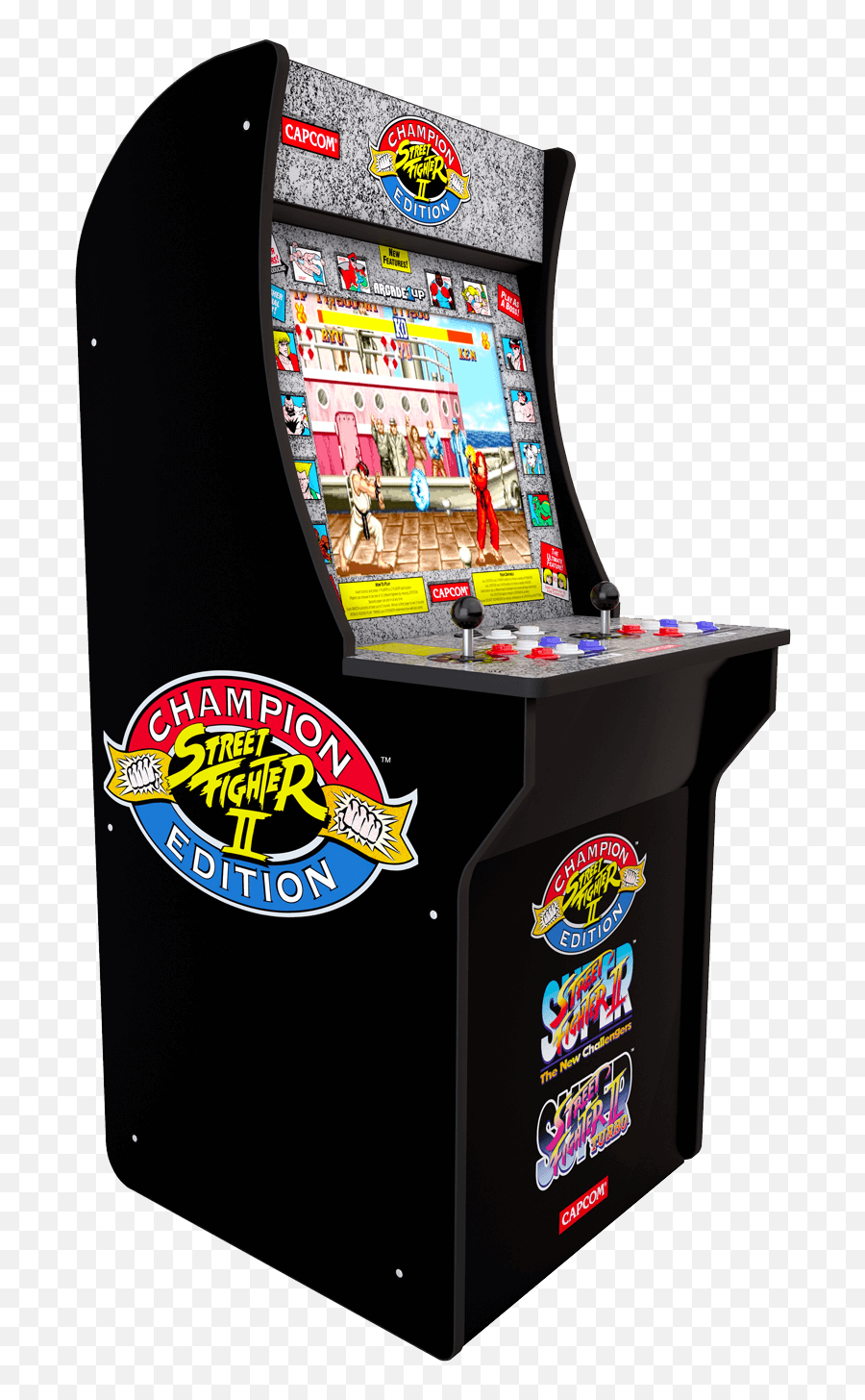 Street Fighter Arcade Machine - 1up Arcade Street Fighter Emoji,Street Fighter 2 Moves List Emoticons