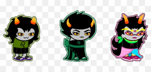 Becca On Twitter All The Pre - Game Outfits For Fictional Character Emoji,Homestuck Jade Emoticons