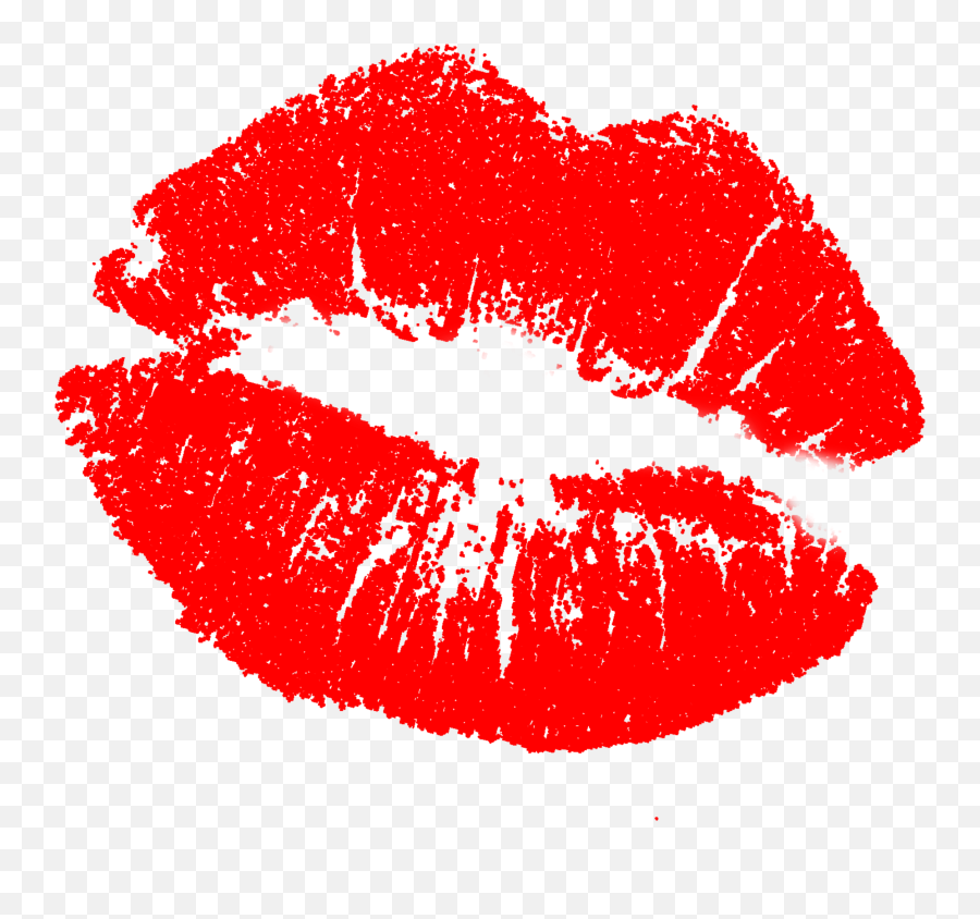 Red Lips Free Stock Photo - Kiss Pink Glitter Lips Emoji,Emotion Of Parsed Lips