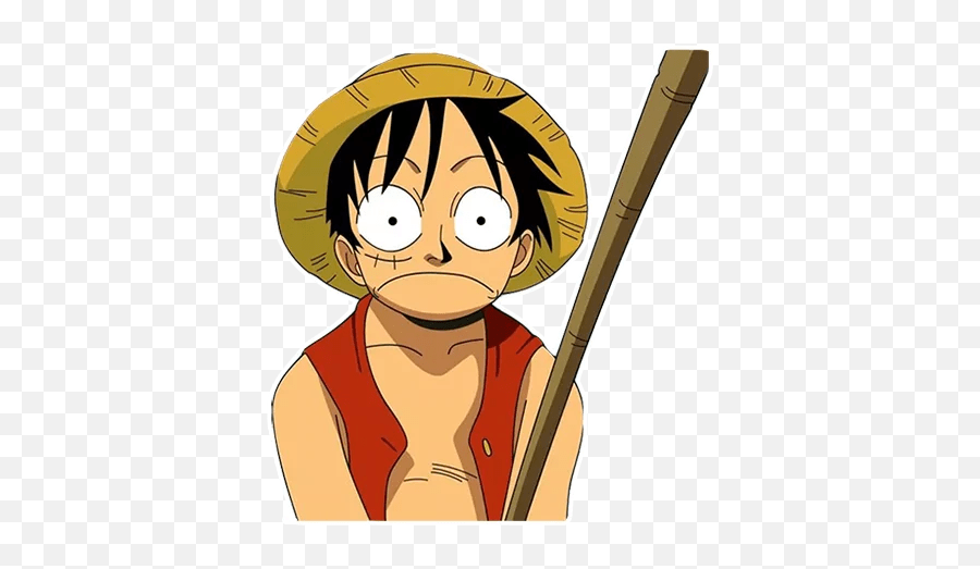 Imagenes Para Stickers Memes Anime - Jumptime Nina De Anime Luffy Di One Piece Emoji,Memes Para Contestar Emojis