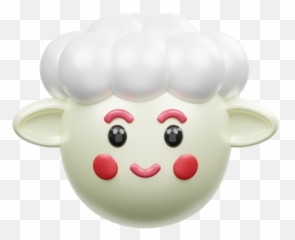 Sheep 3d Illustrations Designs Images Vectors Hd Graphics Emoji,Transparent Sheep Emoji
