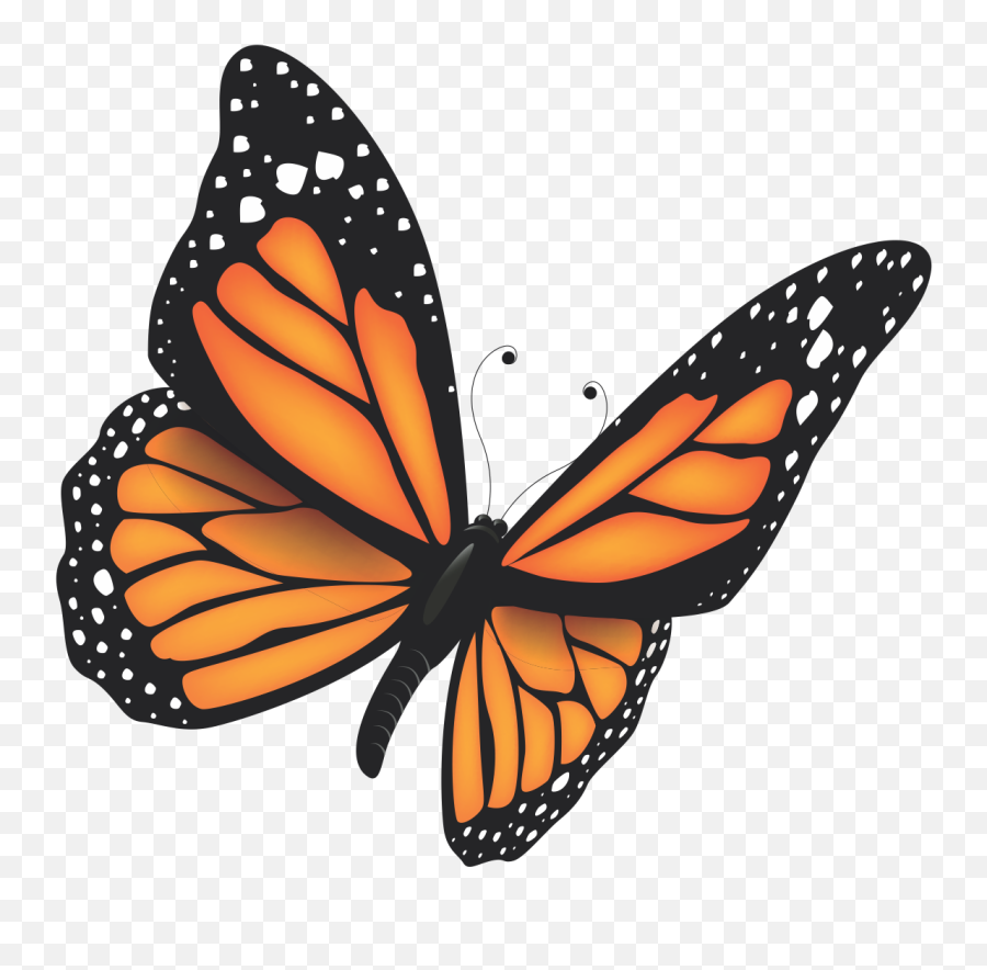 Monarch Butterfly Clipart - Full Size Clipart 5361961 Emoji,Butterfly Emojio