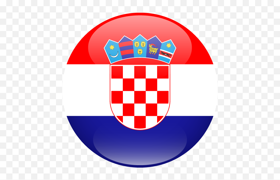 Vector Country Flag Of Croatia - Sphere Vector World Flags Emoji,Orb Emoji