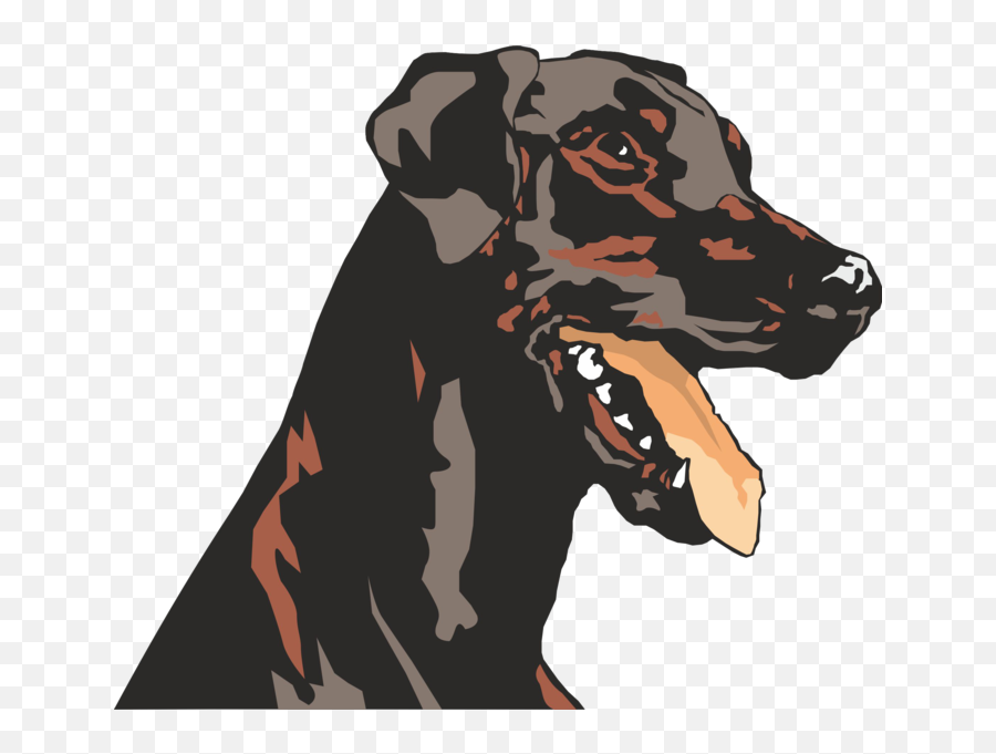 Doberman - Canine Tooth Emoji,Doberman Emoji