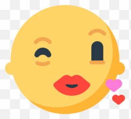 Face Blowing A Kiss Emoji Clipart Free Download Transparent - Mozilla Kiss Emoji,3d Emoji Face