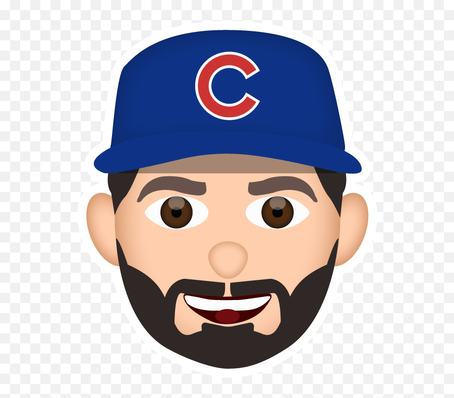 Emoji With Cap And Beard,Kris Bryant Emoji Emoji With Cap And Beard,Kris Bryant Emoji