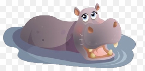 Baby Hippo Png - Clipart Hippo Transparent Background Emoji,Hippopotamus Emoji