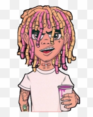 Lil Pump Anime Esketit Clipart - Lil Pump Cartoon Emoji,Lil Pump Emoji