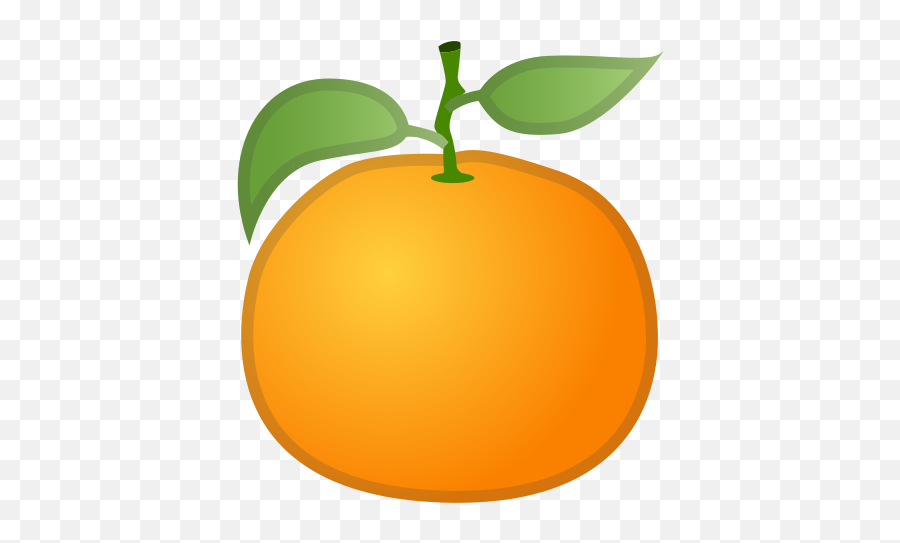 Tangerine Emoji - Orange Emoji,Mandarin Emoji