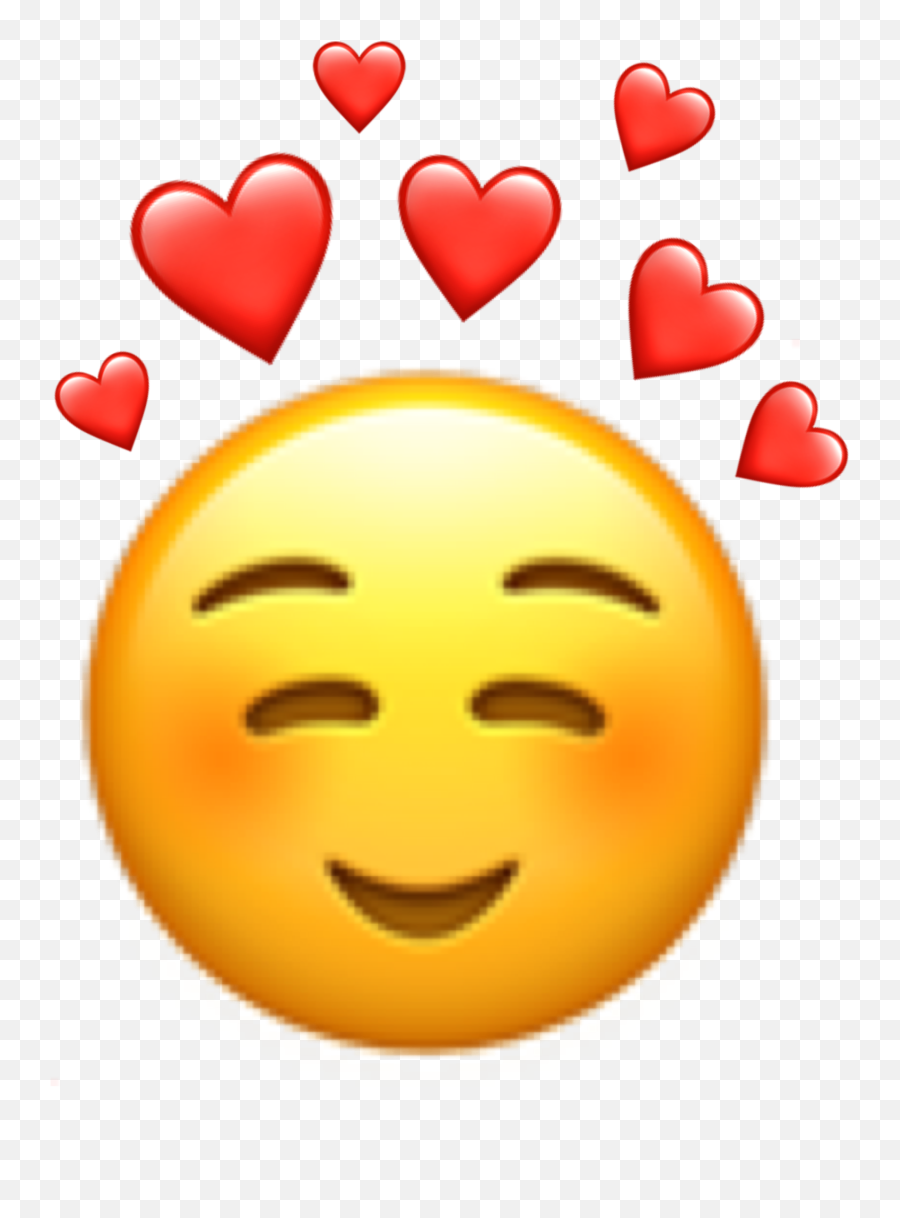 Emoji Emojiiphone Sticker By W E L C O M E - Emoji,Heart Face Emoji