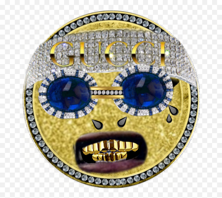 Goonie Goon Gmst Gucci Jewelry Sticker - Wide Grin Emoji,Goon Emoji
