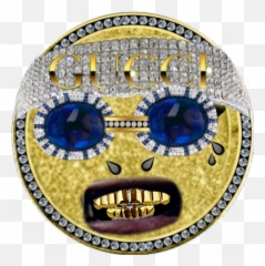 Goonie Goon Gmst Gucci Jewelry Sticker - Wide Grin Emoji,Goon Emoji