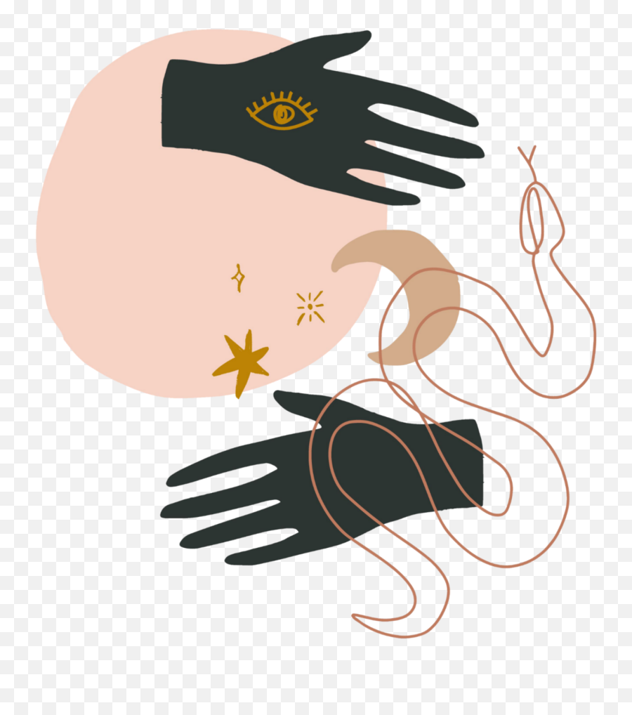Overlay Magic Witch Snake Sticker - Snake And Moon Png Emoji,Witchy Emojis