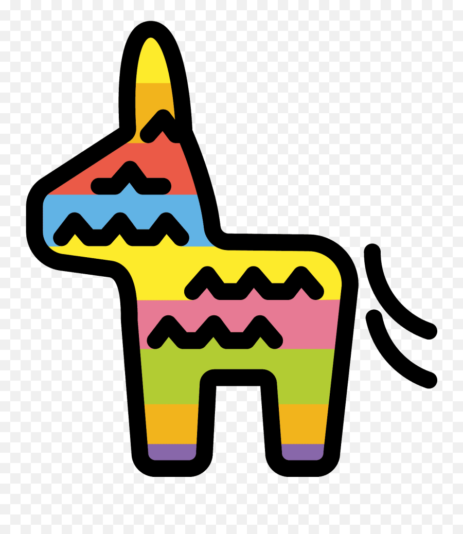 Piñata Emoji Clipart - Piñata Emoji,Donkey Emoji Android