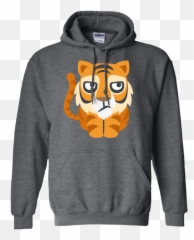 Bored Tiger Emoji Hoodie U2013 That Merch Store - Black Vampire Diaries Hoodie,Bored Emoji