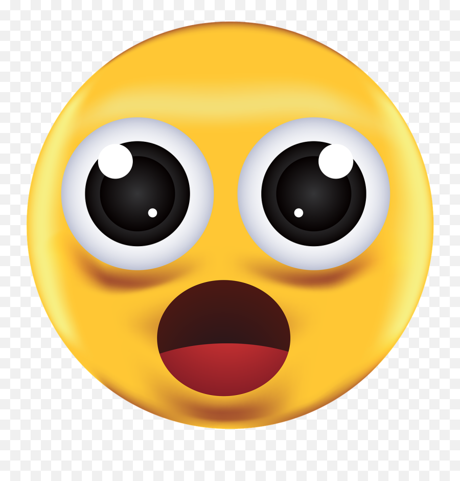 Shocked Emoji Emoticon - Emoticon,Shock Emoji