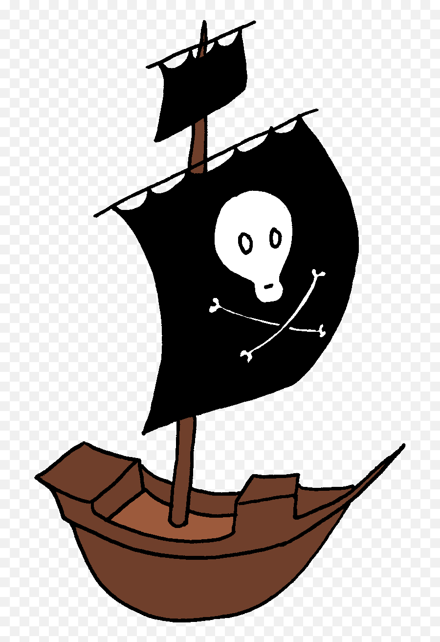 Pirate Ship Clipart Kid 5 - Transparent Background Pirate Ship Transparent Emoji,Pirate Emoji