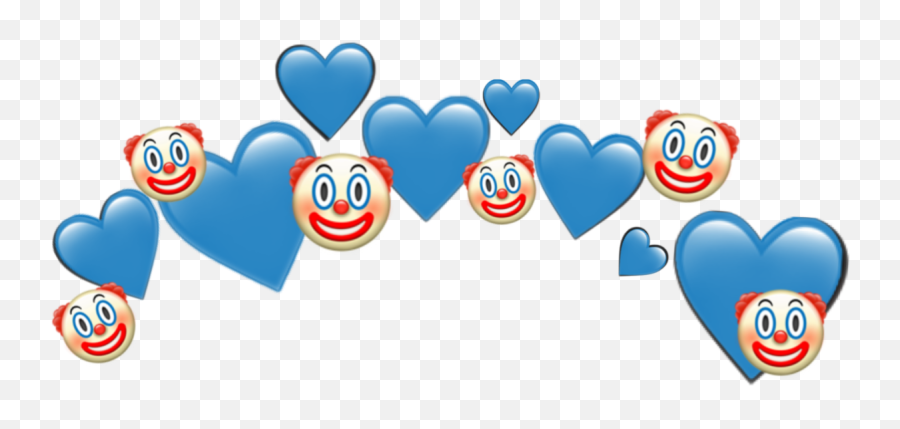 Heartjoon Clown Crown Sticker By Haley Namjoon - Clown Emoji Crown Png,Emoji Crown Png
