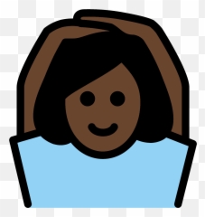 Tono De Piel Oscuro Mujer Haciendo El - Human Skin Color Emoji,Emoticon Haciendo Pucheros
