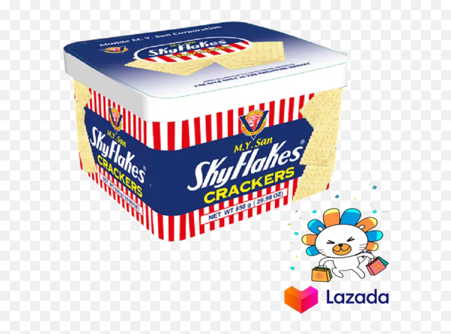 Sky Flakes Crackers 850g 1 Tub - Quaker Instant Oatmeal Regular 800g Emoji,Saltine Cracker Emoji
