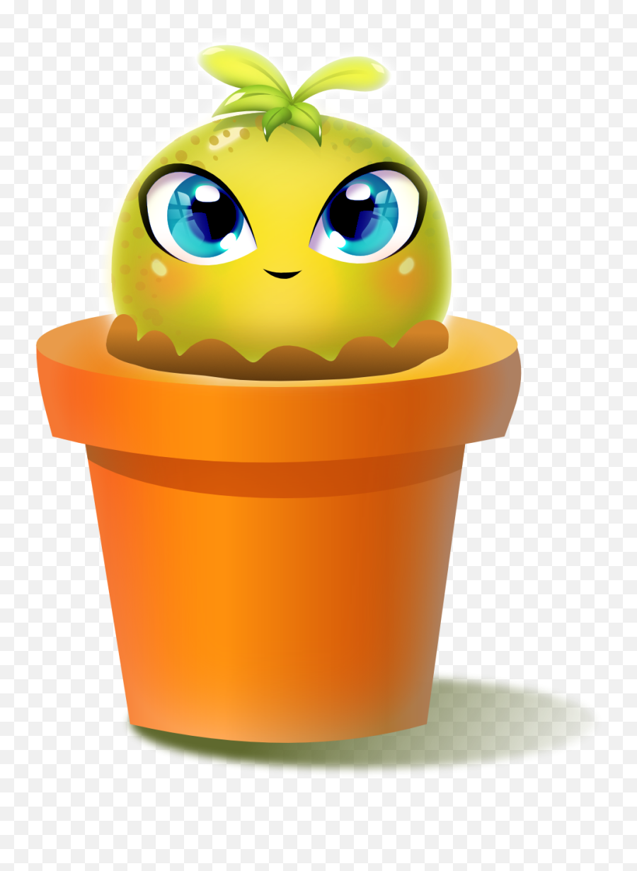 Pot Plant Character Design Using Affinity Designer Ipad - Happy Emoji,How Put Emojis Youtube