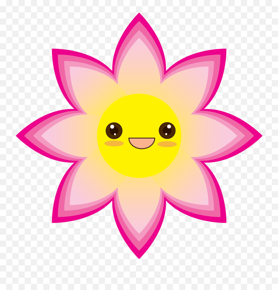 Kawaii Flower Illustration - Thursday Island Col Jones Emoji,Facebook Emoticon Flower Code
