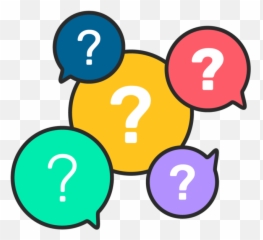 Download Questions4x Clipart 3810064 - Pinclipart Dot Emoji,Eclair Emoji