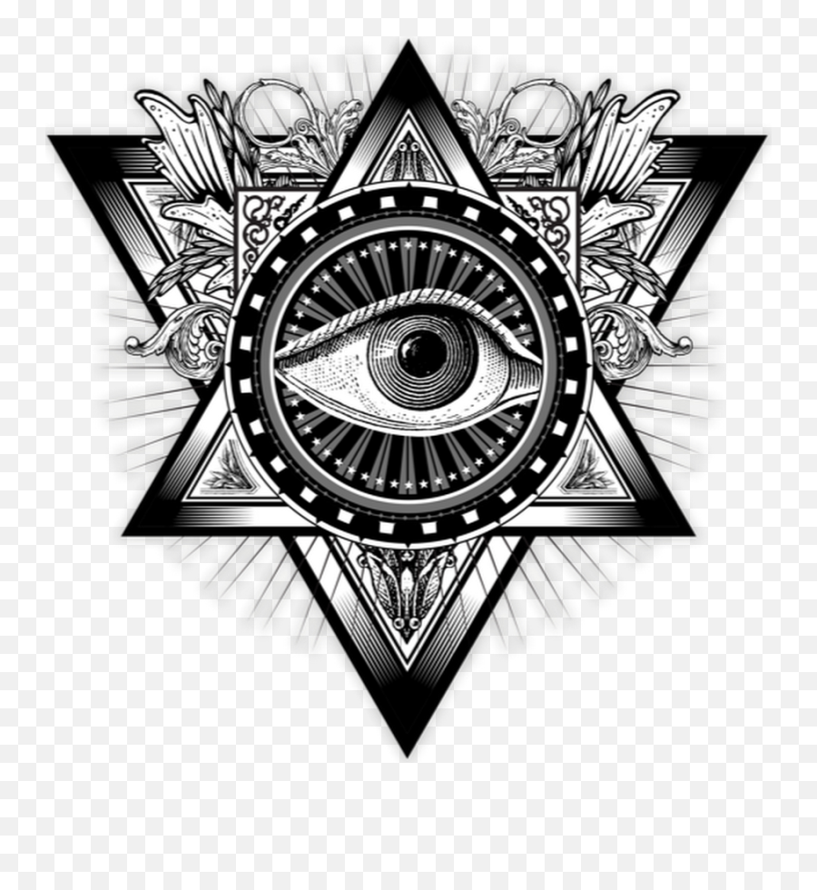 Illuminati Freemasonry Eye Of Providence Symbol Logo - Illuminati Tattoo Png Hd Emoji,Freemason Emoticon
