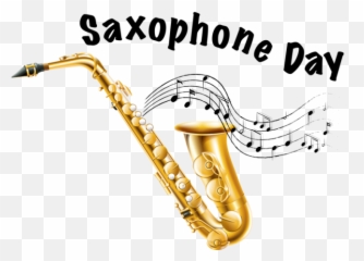 Playing Saxophone Clipart Black And - Clipart Saxaphone Emoji,Swaying Emotions Saxophone